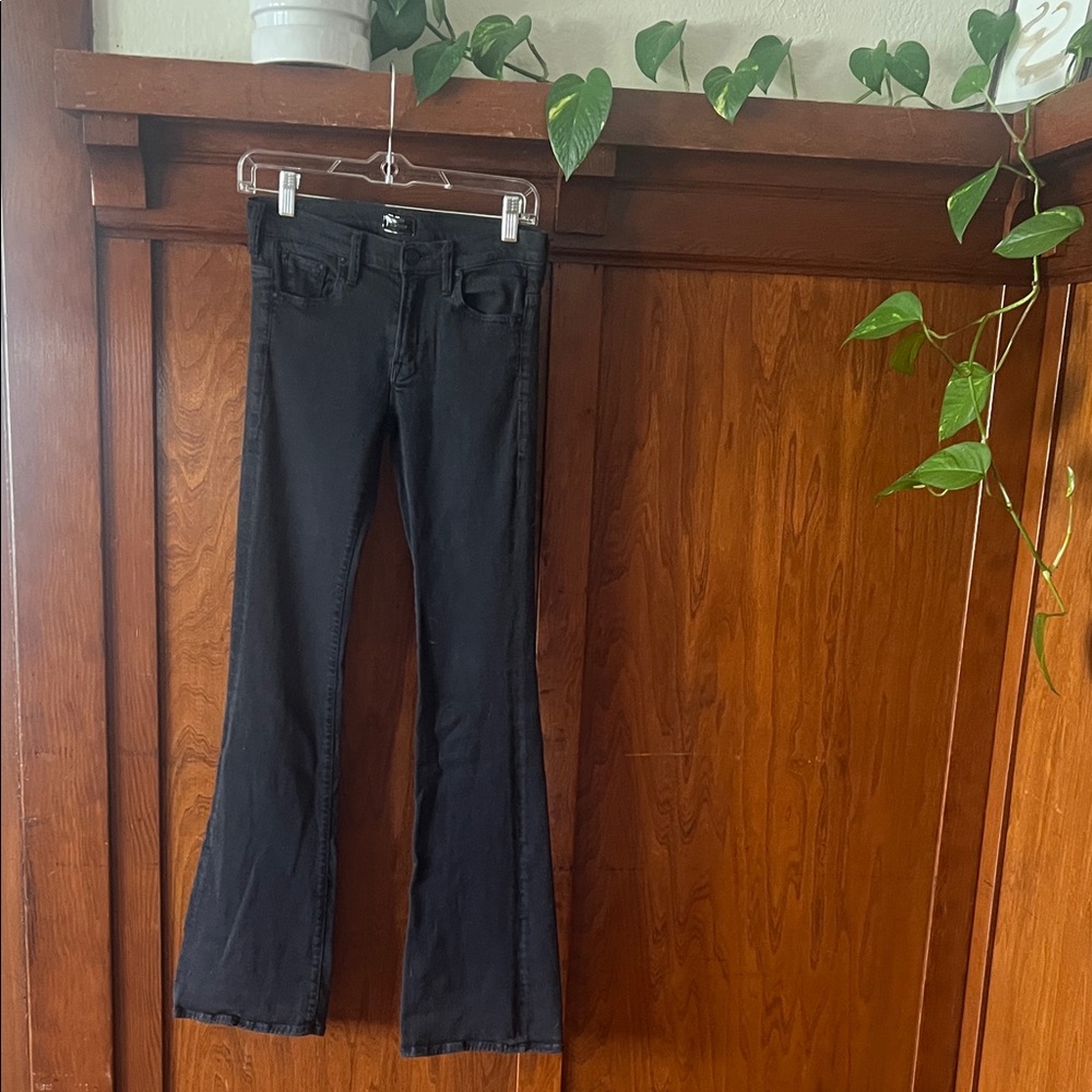 ✨MOTHER Black Flare Jeans